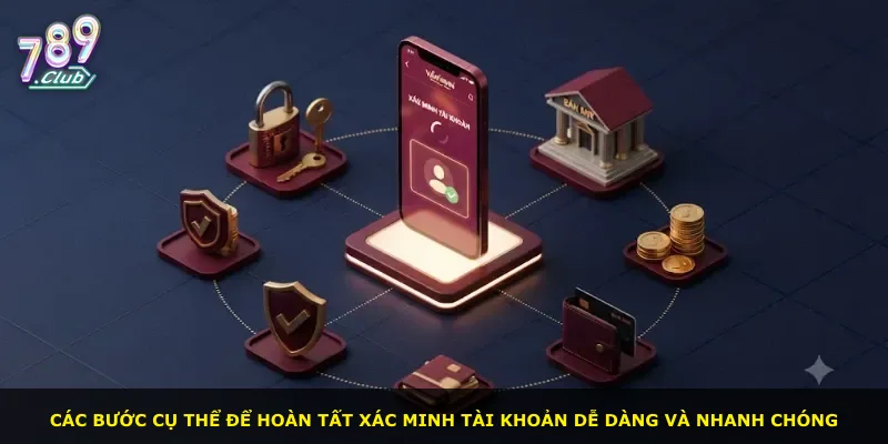 Các bước cụ thể để hoàn tất xác minh tài khoản dễ dàng và nhanh chóng