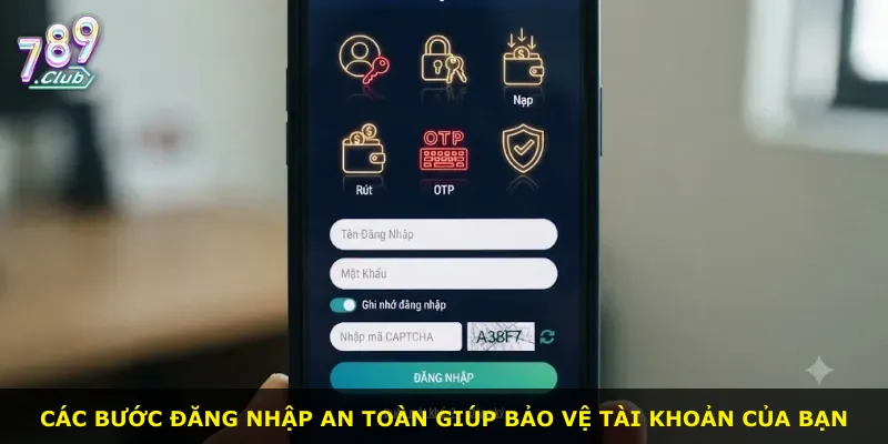 Các bước đăng nhập an toàn giúp bảo vệ tài khoản của bạn