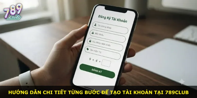 Hướng dẫn chi tiết từng bước để tạo tài khoản tại 789Club