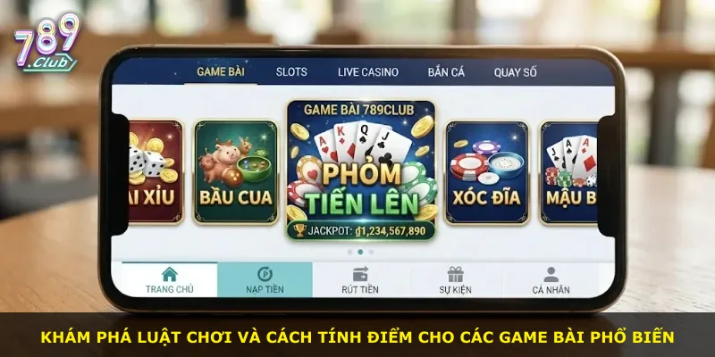 Khám phá luật chơi và cách tính điểm cho các game bài phổ biến