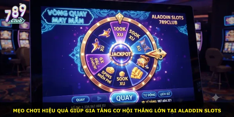 Mẹo chơi hiệu quả giúp gia tăng cơ hội thắng lớn tại Aladdin Slots
