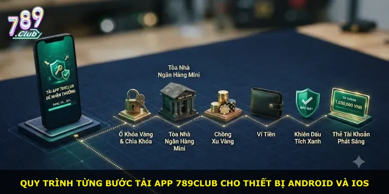 Quy trình từng bước tải app 789Club cho thiết bị Android và iOS