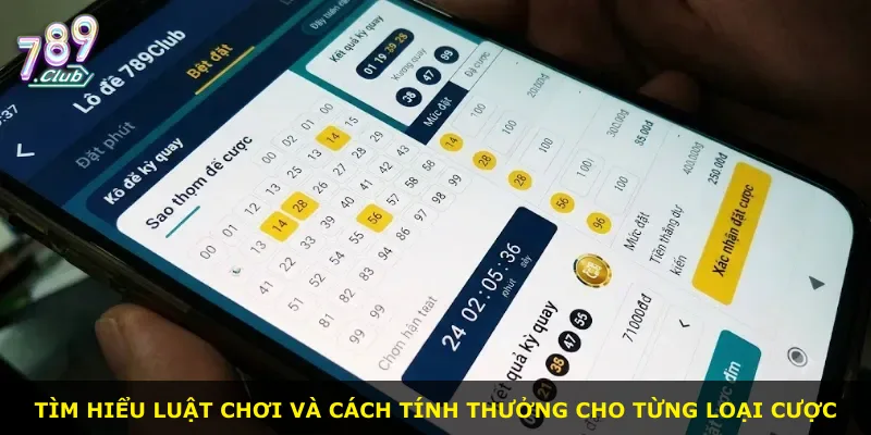 Tìm hiểu luật chơi và cách tính thưởng cho từng loại cược