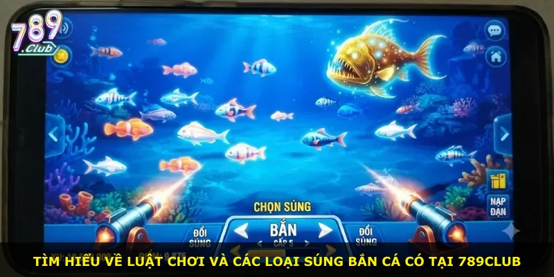 Tìm hiểu về luật chơi và các loại súng bắn cá có tại 789Club